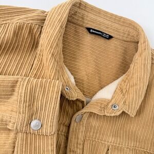 Backcountry Mens Corduroy Sherpa Lined Trucker Jacket XXL 2TG Butter‎ Yellow Y2k